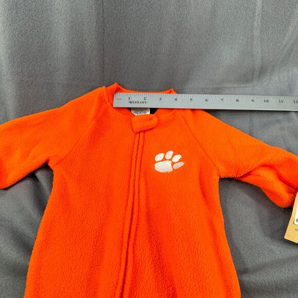 Rivalry Threads Infant Sz 3-6 Month One Piece Sleeper Clemson Orange Purple New - Picture 8 of 16
